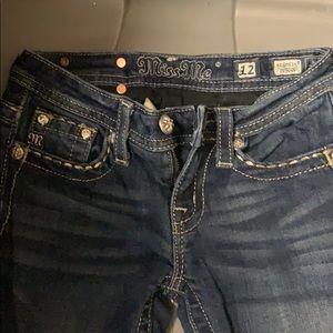 Girls miss me jeans size 12